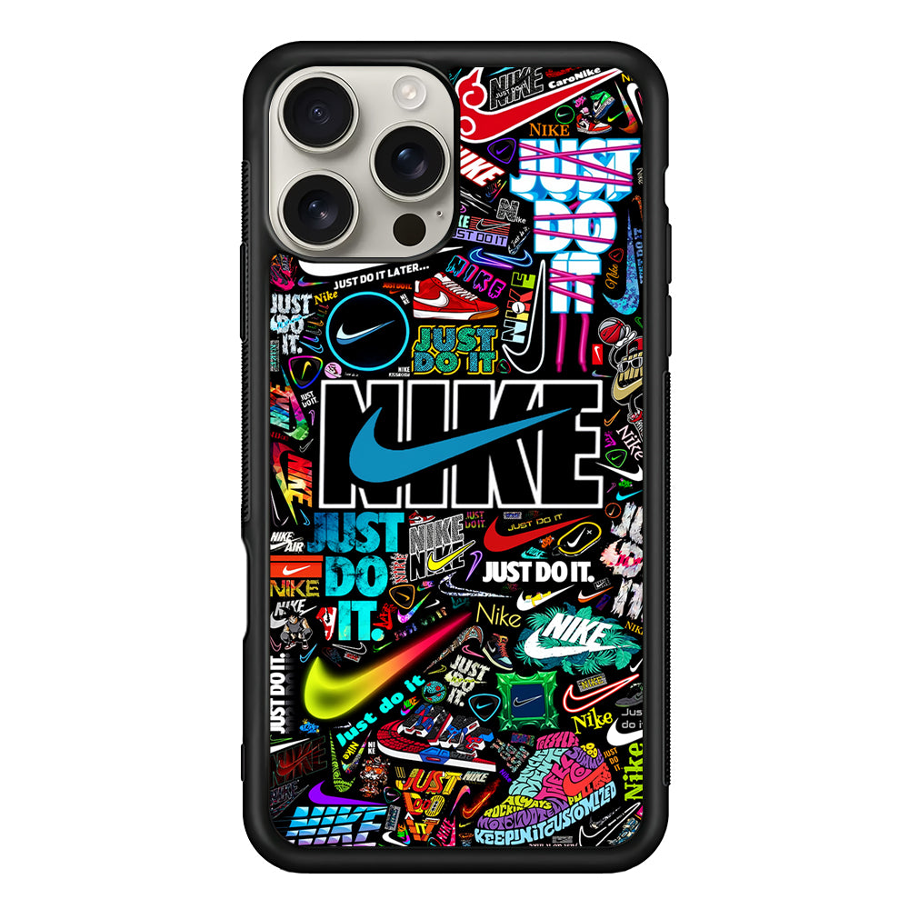 Cool Nike Logo Art iPhone 16 Pro Max Case | Durable Everyday Protective Cover