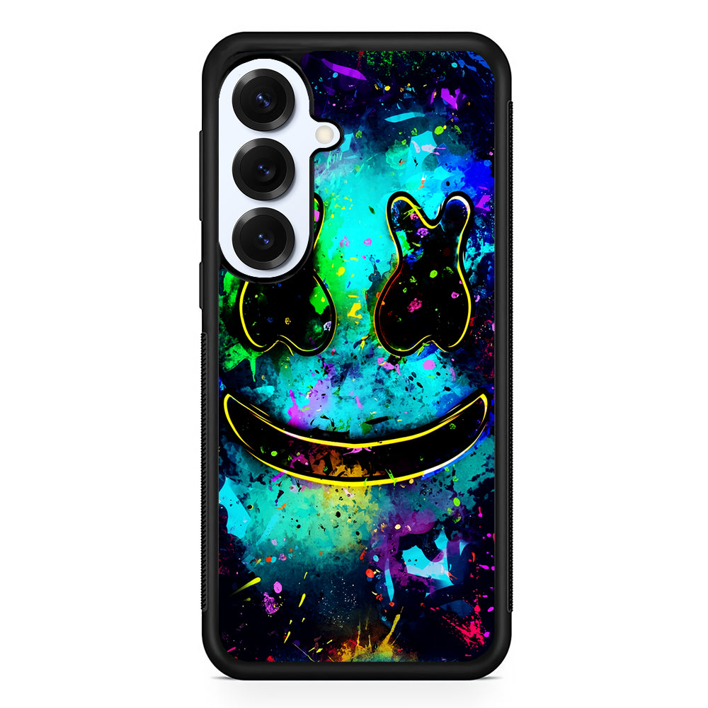 DJ Marshmello Painting Art Samsung Galaxy S25 Plus Case | Slim Rubber Cover for Samsung Galaxy S25 Plus