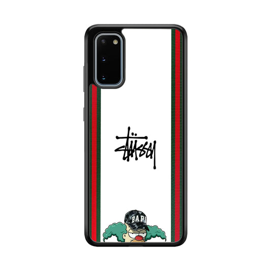 Stussy Homer Simpson Samsung Galaxy S20 Case | Slim Rubber Case for Samsung Galaxy S20