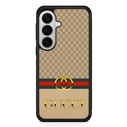 Gucci Gold Clasp Samsung Galaxy S26 Case | Slim Rubber Case for Samsung Galaxy S26