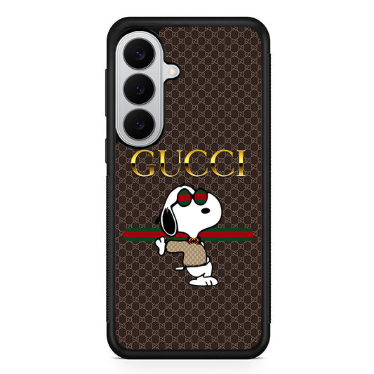 Gucci Snoopy Dope Samsung Galaxy S26 Case | Slim Rubber Case for Samsung Galaxy S26