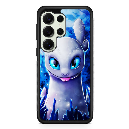 Light Fury How To Train Your Dragon Samsung Galaxy S25 Ultra Case | Durable Rubber Case for Samsung Galaxy S25 Ultra