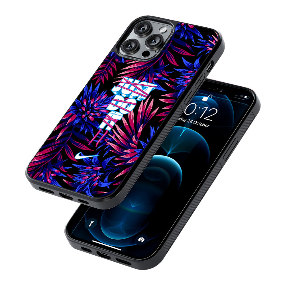 Nike Neon Glow Watchword 2D Rubber Phone Case | Slim Protective Phone Case