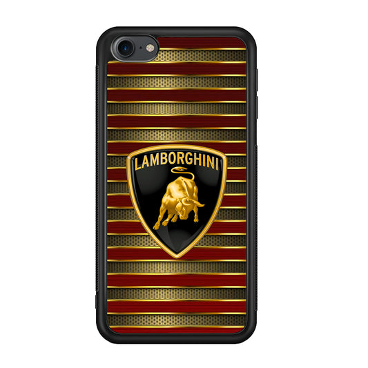Lamborghini Red Gold Luxury iPod Touch 6 Case | Slim Rubber Case for iPod Touch 6