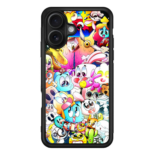 The Amazing World of Gumball Character iPhone 16 Case - Oxvistore