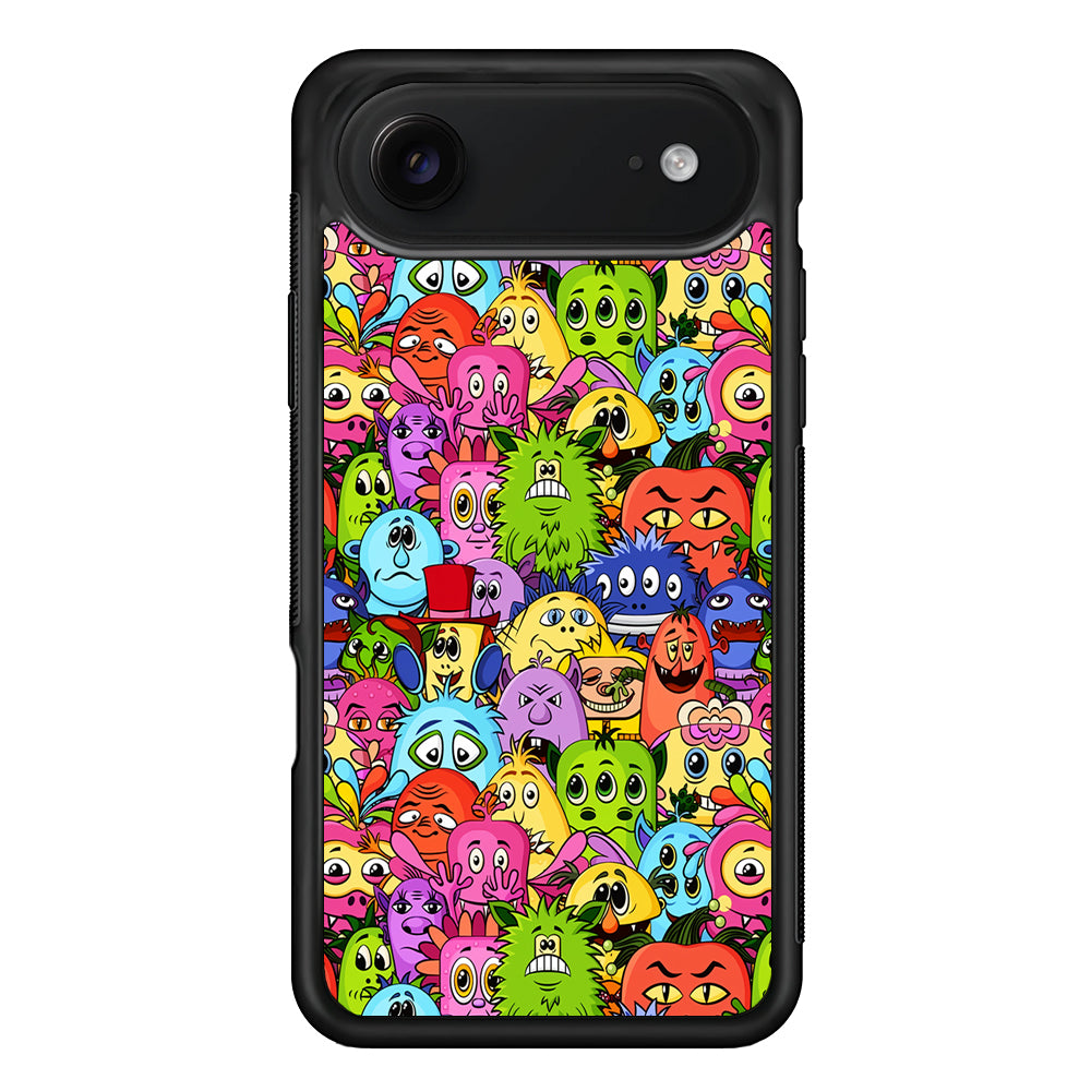 Monster Alien Cartoon Doodle iPhone 17 Air Case | Protective Case for iPhone 17 Air