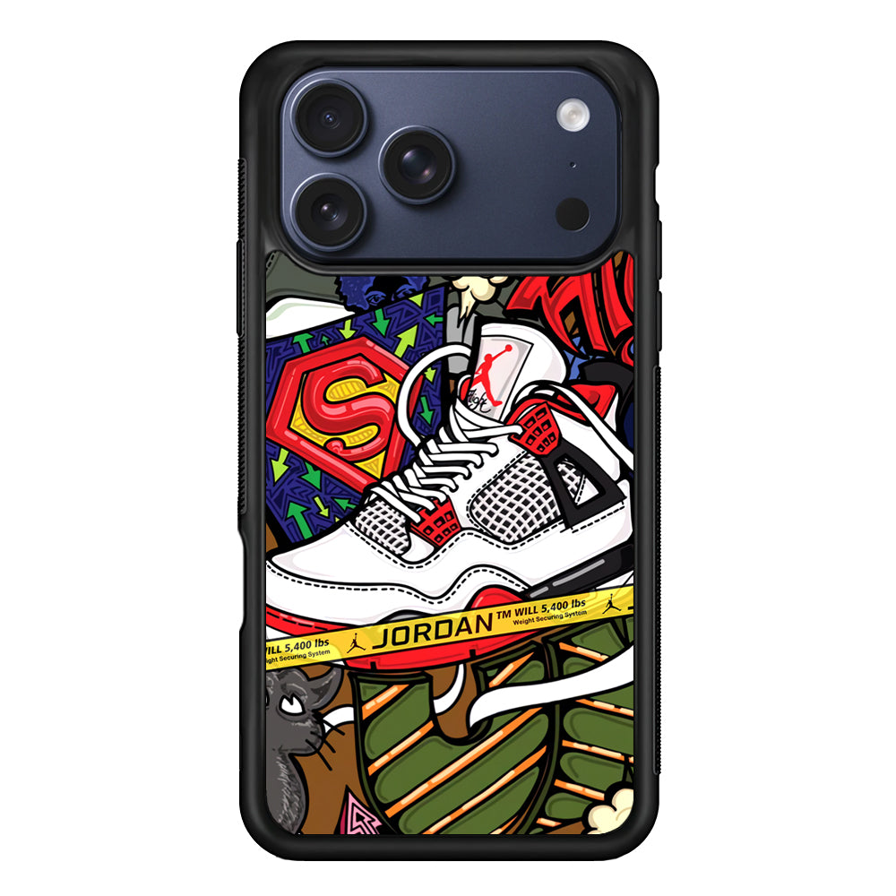 Air Jordan Doodle Board iPhone 17 Pro Max Case | Durable Rubber Case for iPhone 17 Pro Max