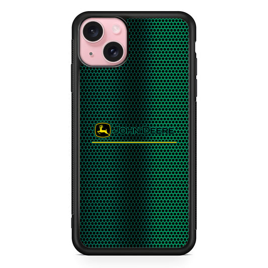 John Deere Luxury Hexagon iPhone 15 Case | Slim Rubber Case for iPhone 15