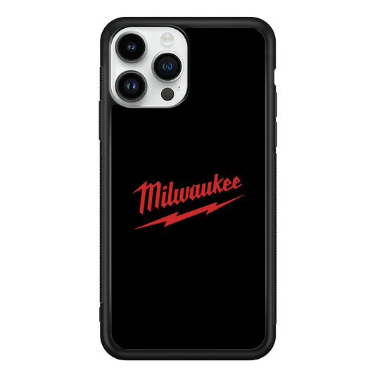 Milwaukee Tool Black Background iPhone 13 Pro Case | Slim Rubber Case for iPhone 13 Pro
