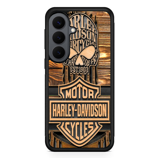 Harley Davidson Wooden Skull Samsung Galaxy S26 Plus Case | Durable Samsung Galaxy S26 Plus Cover