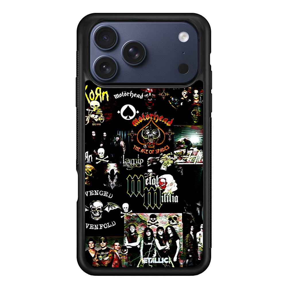 Heavy Metal Band Collection iPhone 17 Pro Max Case | Slim Protective Cover for iPhone 17 Pro Max