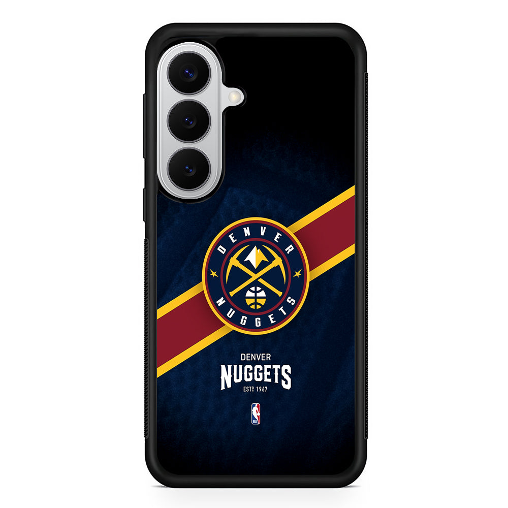 Denver Nuggets Logo Samsung Galaxy S26 Case | Protective Rubber Cover
