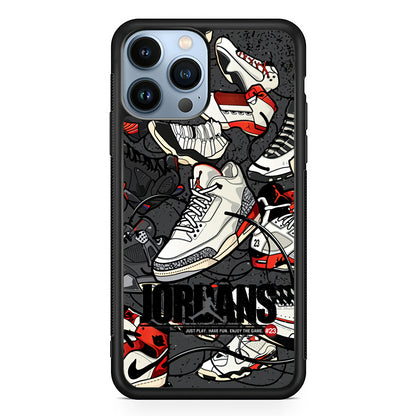 Air Jordan Play and Enjoy The Game 2D Rubber Phone Case | Slim Protective Phone Case