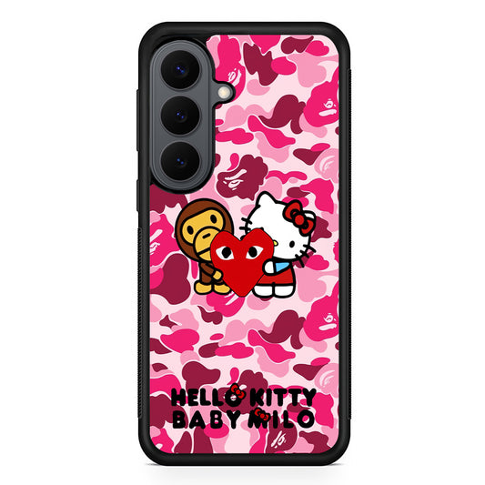 Bape Baby Milo X Hello Kitty Samsung Galaxy S26 Plus Case | Slim Rubber Case for Samsung Galaxy S26 Plus