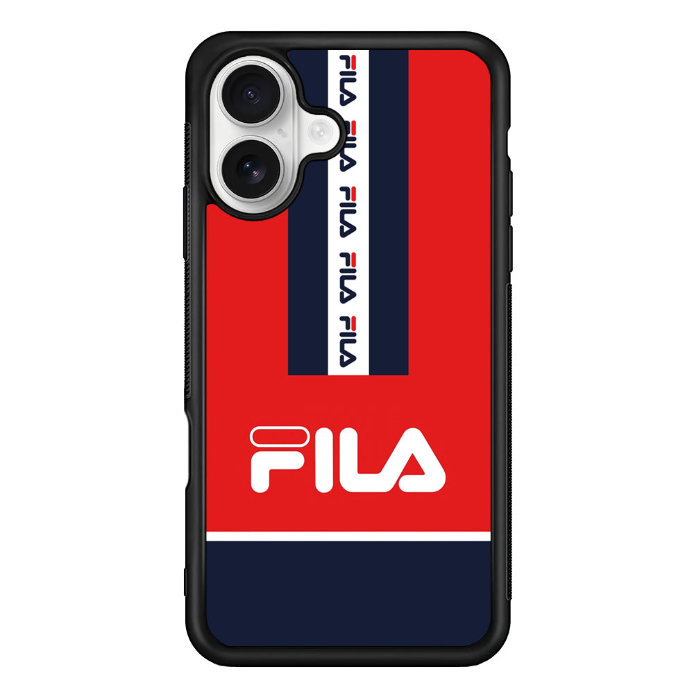 Fila Suit of Identity iPhone 16 Plus Case | Slim Rubber Case for iPhone 16 Plus