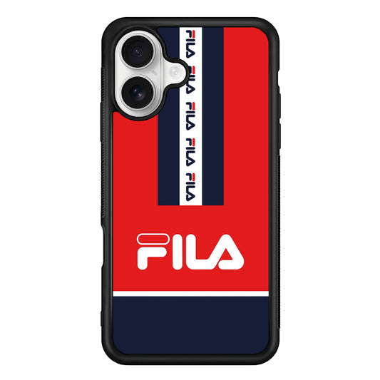 Fila Suit of Identity iPhone 16 Plus Case | Slim Rubber Case for iPhone 16 Plus