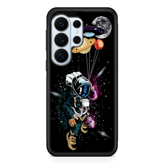 Astronaut UFO Balloon Outer Space Samsung Galaxy S26 Ultra Case | Protective Phone Cover