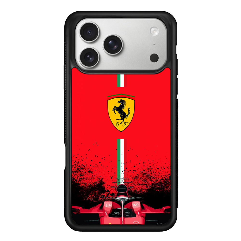 Ferrari Luxury Car Logo iPhone 17 Pro Case | Slim Rubber Case for iPhone 17 Pro