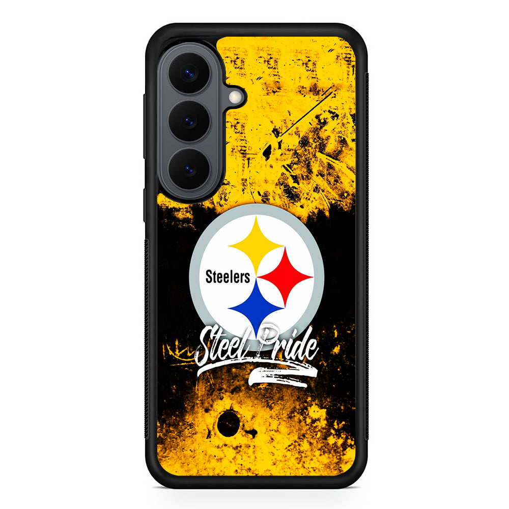 Pittsburgh Steelers Steel Pride Samsung Galaxy S26 Plus Case | Slim Rubber Case for Samsung Galaxy S26 Plus