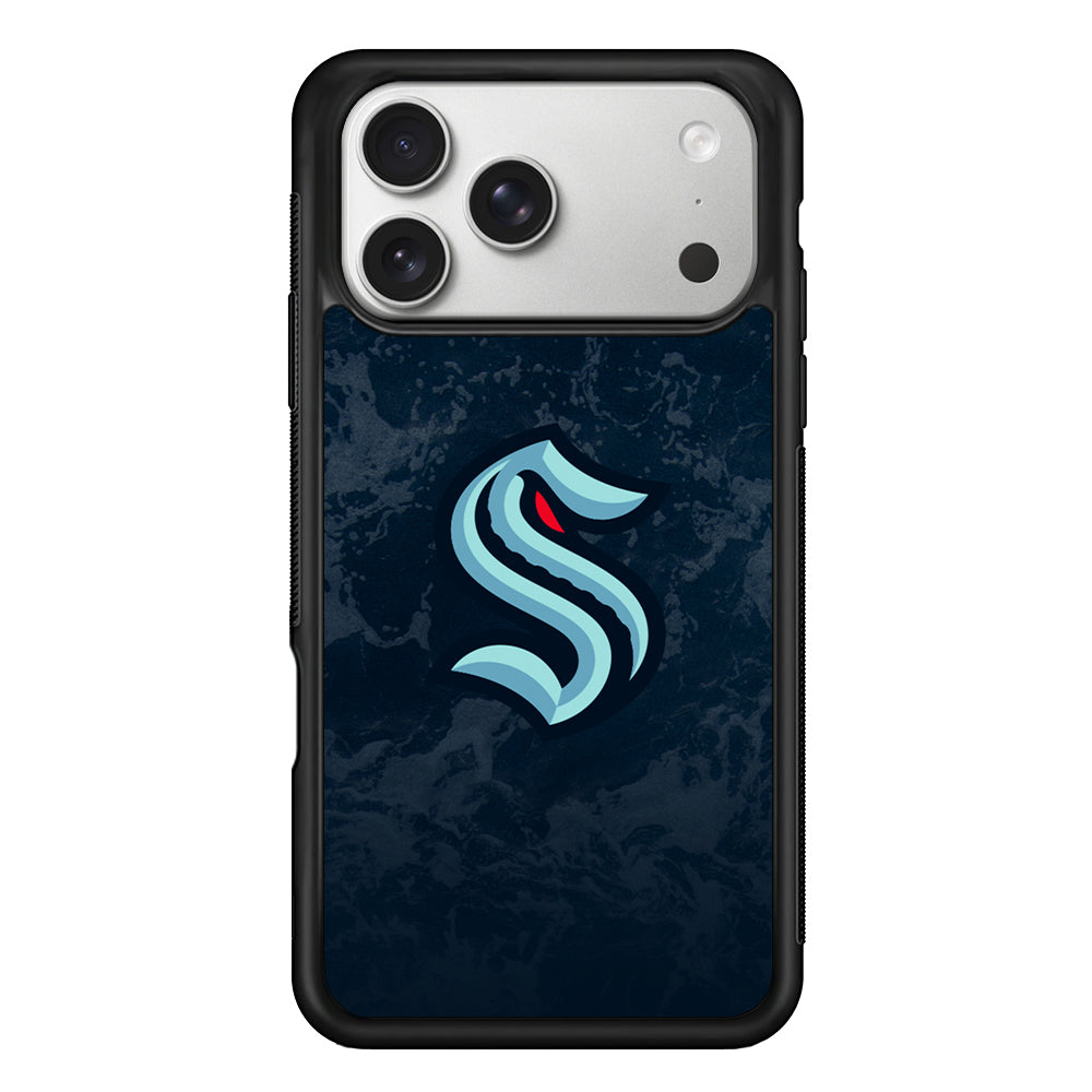 Seattle Kraken Logo iPhone 17 Pro Case | Slim Rubber Case for iPhone 17 Pro