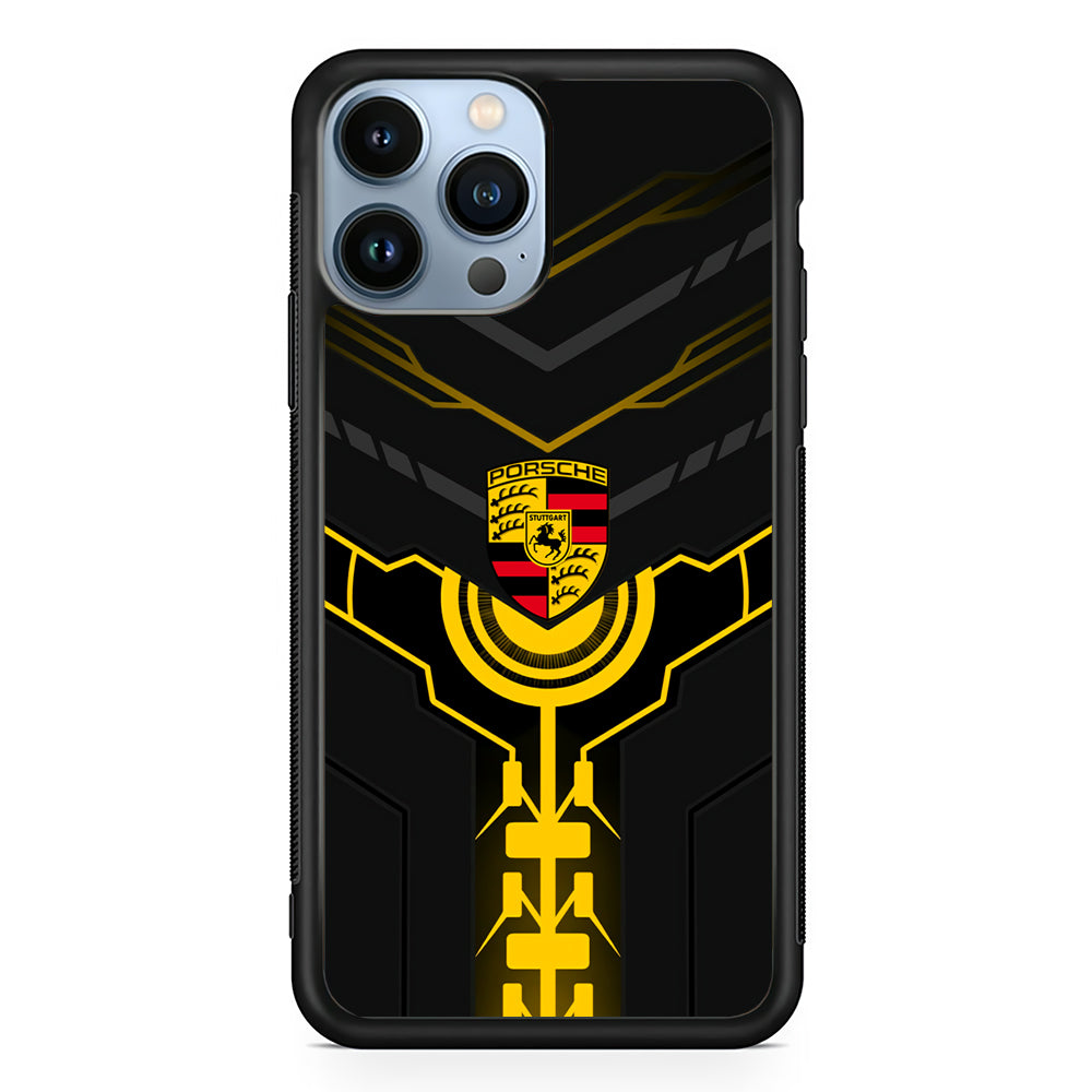 Porsche Lightning Vibes 2D Rubber Phone Case | Slim Protective Phone Case