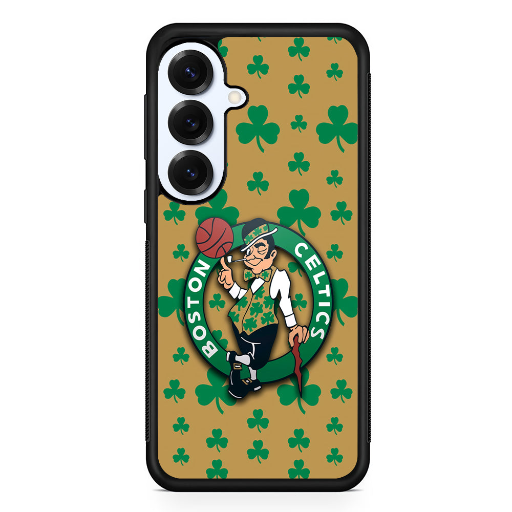 Boston Celtics Logo Samsung Galaxy S25 Plus Case | Slim Rubber Cover for Samsung Galaxy S25 Plus