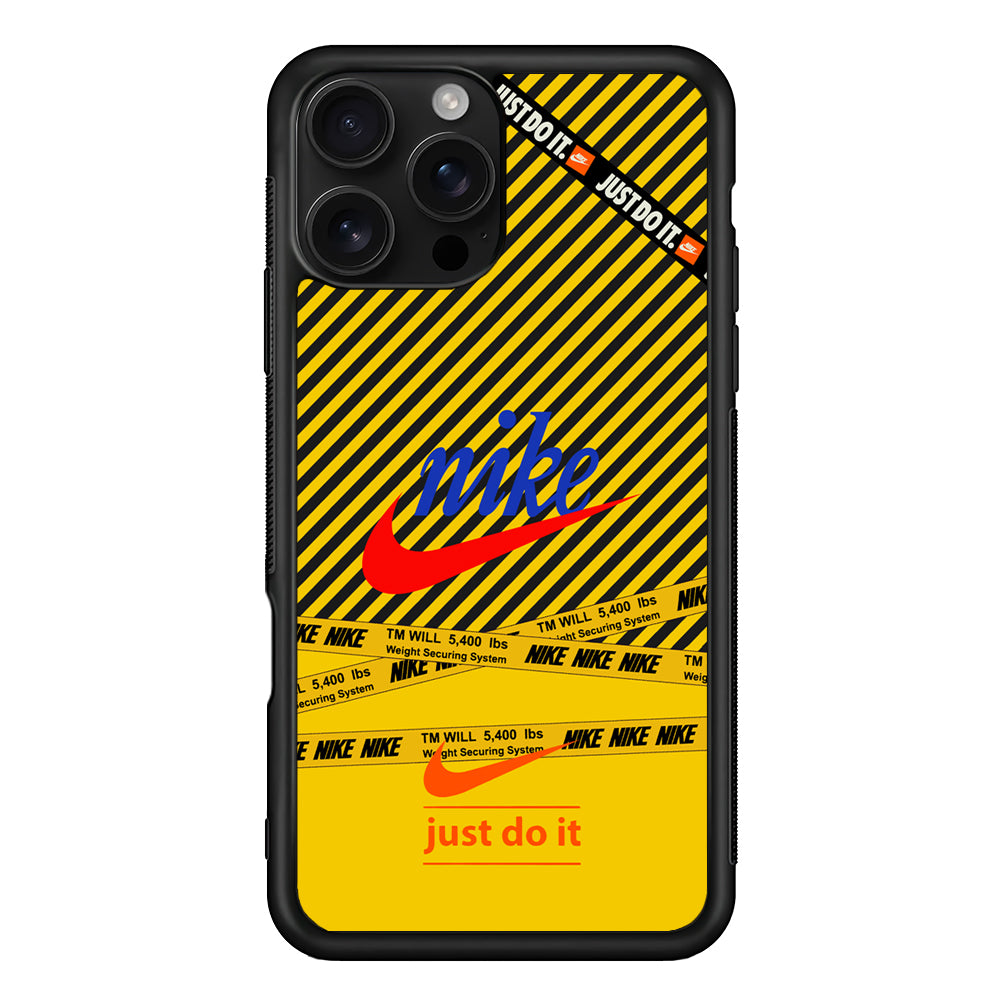 Nike Early Warning System iPhone 16 Pro Case - Stylish Protective Cover for iPhone 16 Pro
