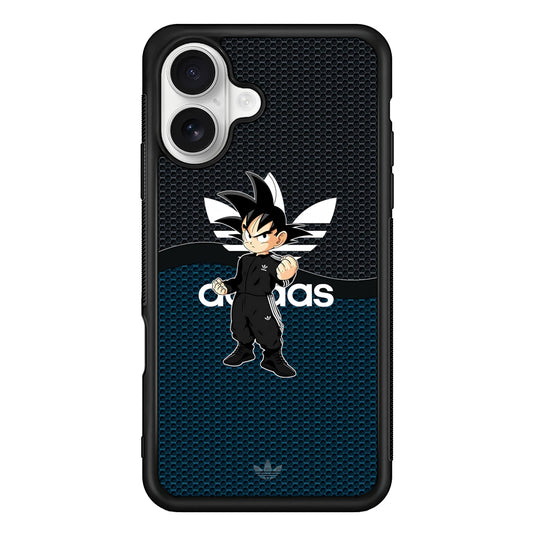 Adidas Suit with Goku Fight Mode iPhone 16 Plus Case – Slim Fit Protective Phone Case