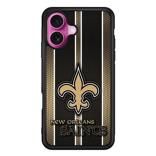 New Orleans Saints Logo iPhone 17 Case | Slim Protective Rubber Phone Cover