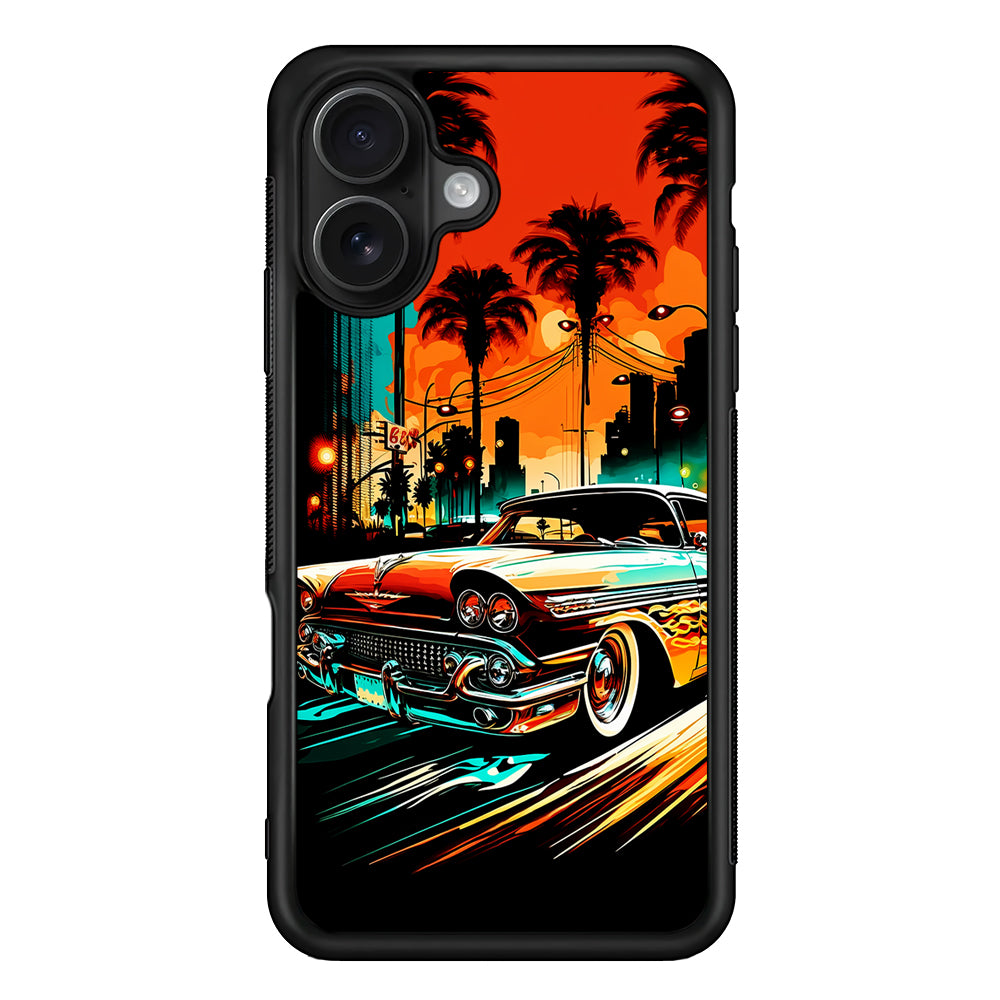 Classic Car Vintage Art iPhone 16 Case - Oxvistore