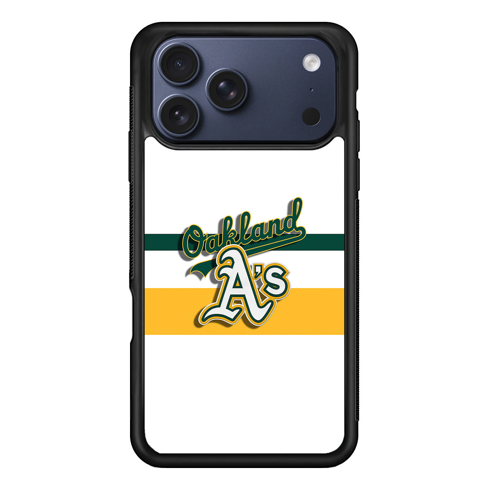 Oakland Athletics Logo iPhone 17 Pro Max Case | Slim Protective Cover for iPhone 17 Pro Max