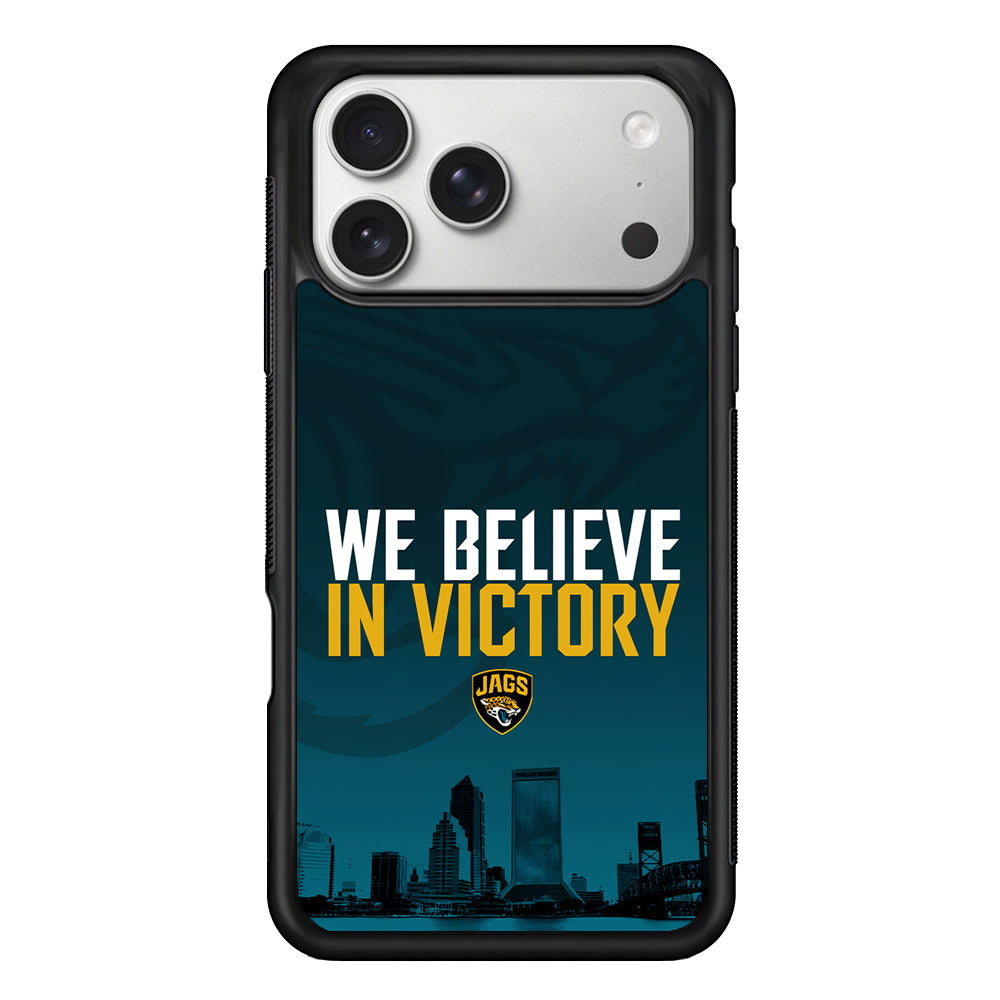 Jacksonville Jaguars Victory iPhone 17 Pro Case | Slim Rubber Case for iPhone 17 Pro
