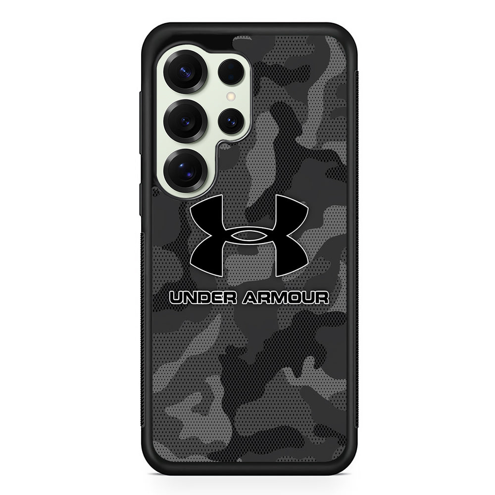Under Armour Black Camo Samsung Galaxy S25 Ultra Case | Slim Rubber Case for Samsung Galaxy S25 Ultra