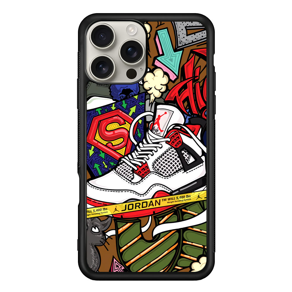 Air Jordan Doodle Board iPhone 16 Pro Max Case | Durable Everyday Protective Cover