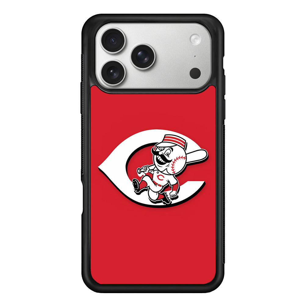 Cincinnati Reds Logo iPhone 17 Pro Case | Slim Rubber Case for iPhone 17 Pro