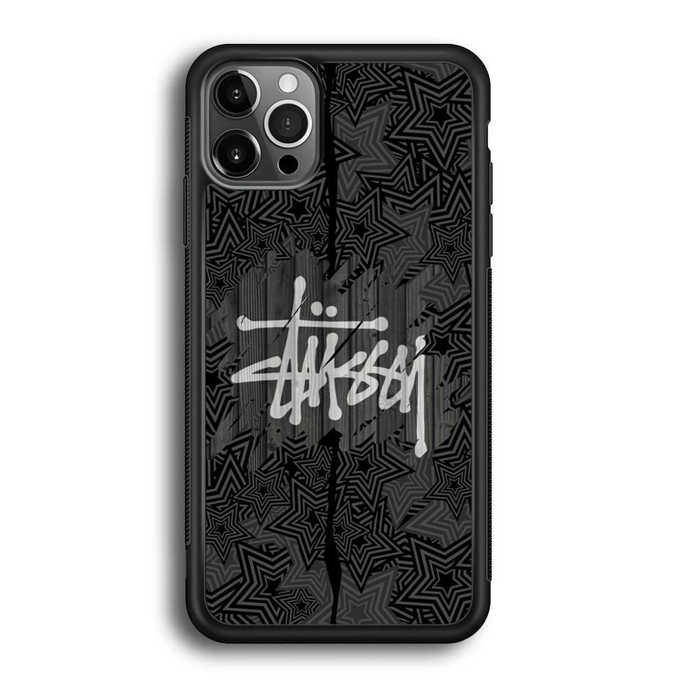 Stussy Star from The Night iPhone 12 Pro Max Case | Slim Rubber Case for iPhone 12 Pro Max