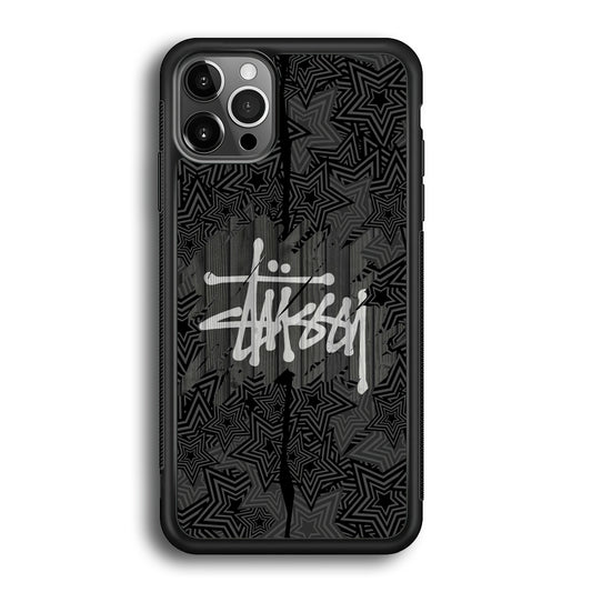 Stussy Star from The Night iPhone 12 Pro Max Case | Slim Rubber Case for iPhone 12 Pro Max