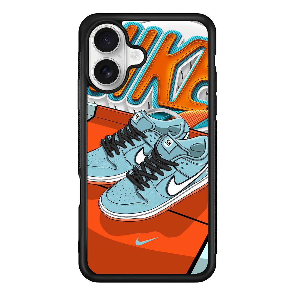Nike Number 58 iPhone 16 Plus Case – Slim Fit Protective Phone Case