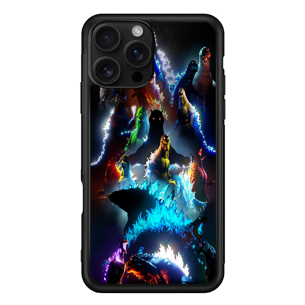 Godzilla Through The Years iPhone 16 Pro Case | Durable Protective Case for iPhone 16 Pro
