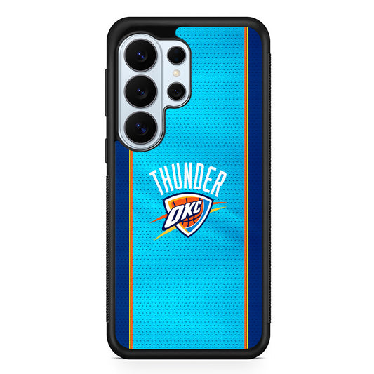 Oklahoma City Thunder Pattern Samsung Galaxy S26 Ultra Case | Protective Phone Cover