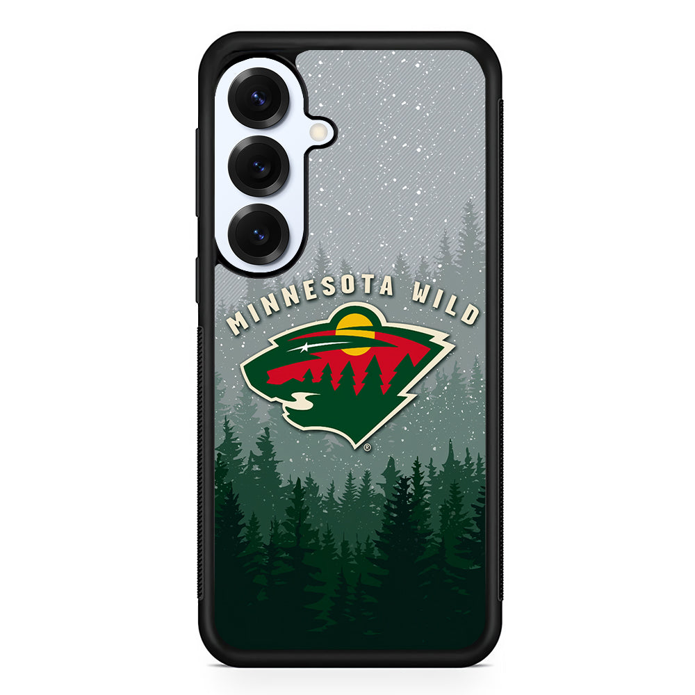 Minnesota Wild Logo Samsung Galaxy S25 Plus Case | Slim Rubber Cover for Samsung Galaxy S25 Plus