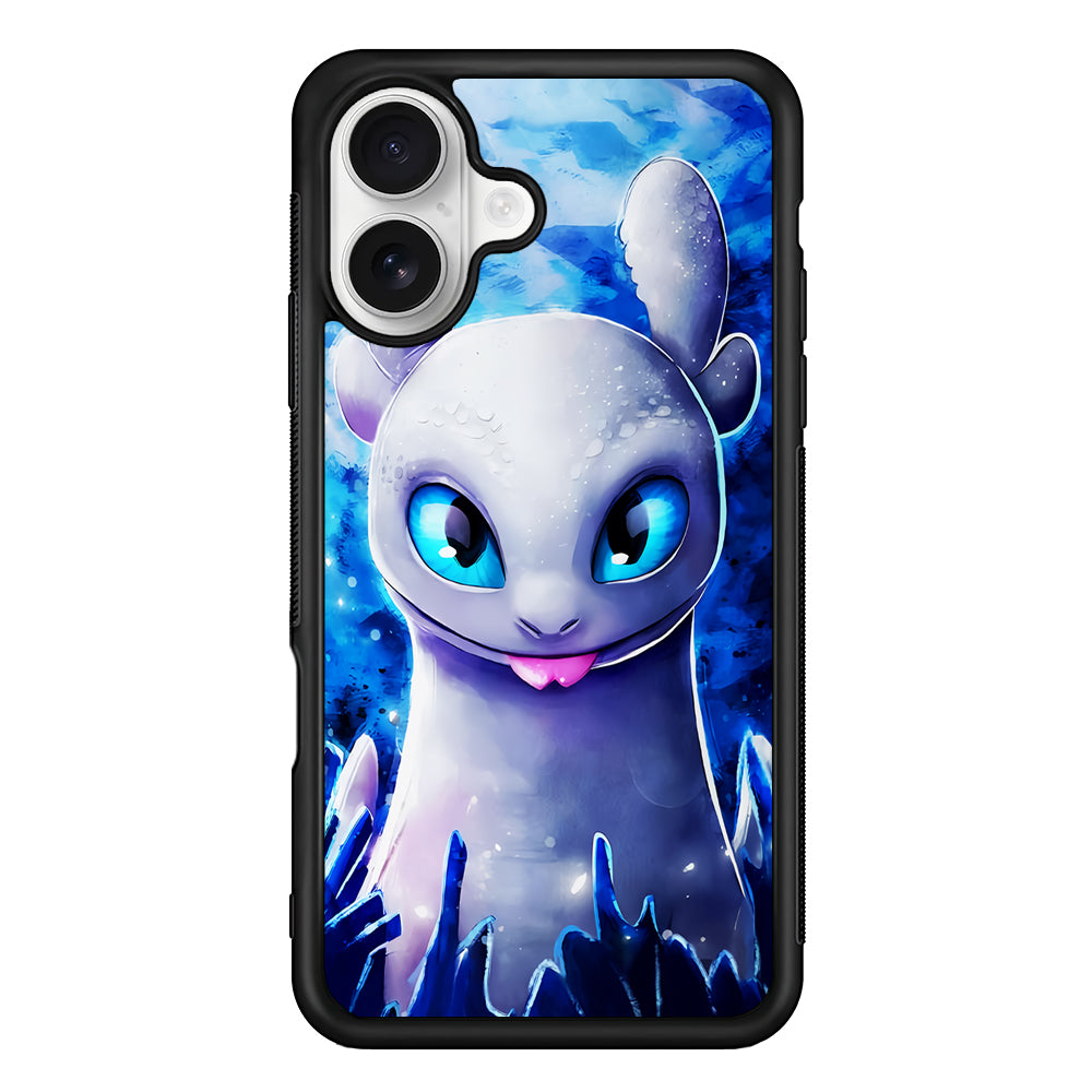 Light Fury How To Train Your Dragon iPhone 16 Plus Case | Durable Protective Rubber Cover
