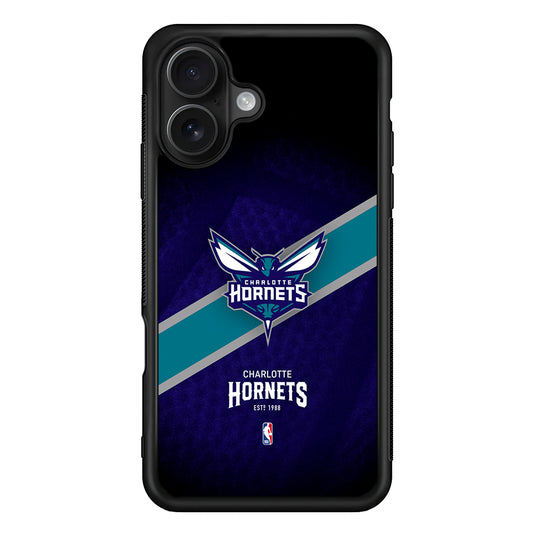 Charlotte Hornets Logo iPhone 16 Case - Oxvistore