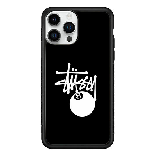 Stussy 8 Pool Ball iPhone 13 Pro Case | Slim Rubber Case for iPhone 13 Pro