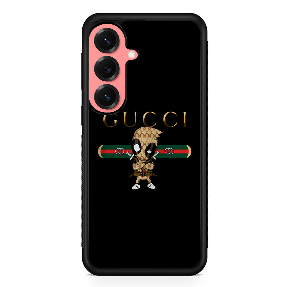Gucci Deadpool Style Samsung Galaxy S25 Case | Slim Rubber Case for Samsung Galaxy S25