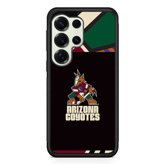 Arizona Coyotes Logo Samsung Galaxy S25 Ultra Case | Durable Rubber Case for Samsung Galaxy S25 Ultra