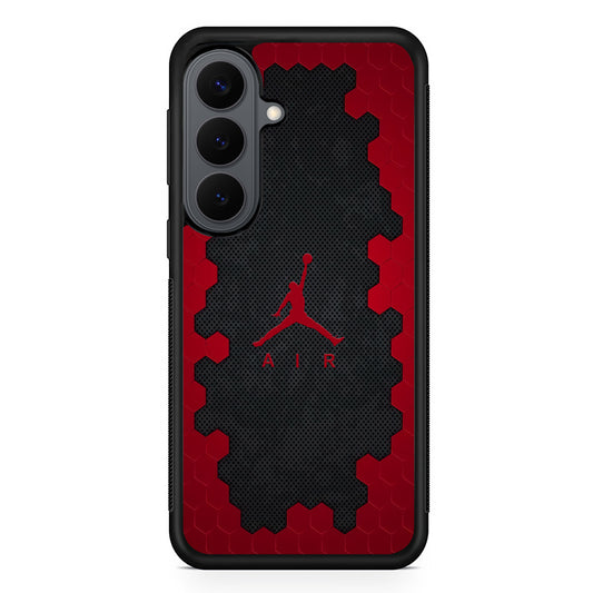 Air Jordan Red Honeycomb Samsung Galaxy S26 Plus Case | Durable Samsung Galaxy S26 Plus Cover