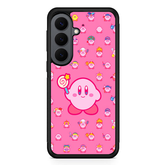 Kirby and His Transformation Forms Samsung Galaxy S26 Plus Case | Slim Rubber Case for Samsung Galaxy S26 Plus