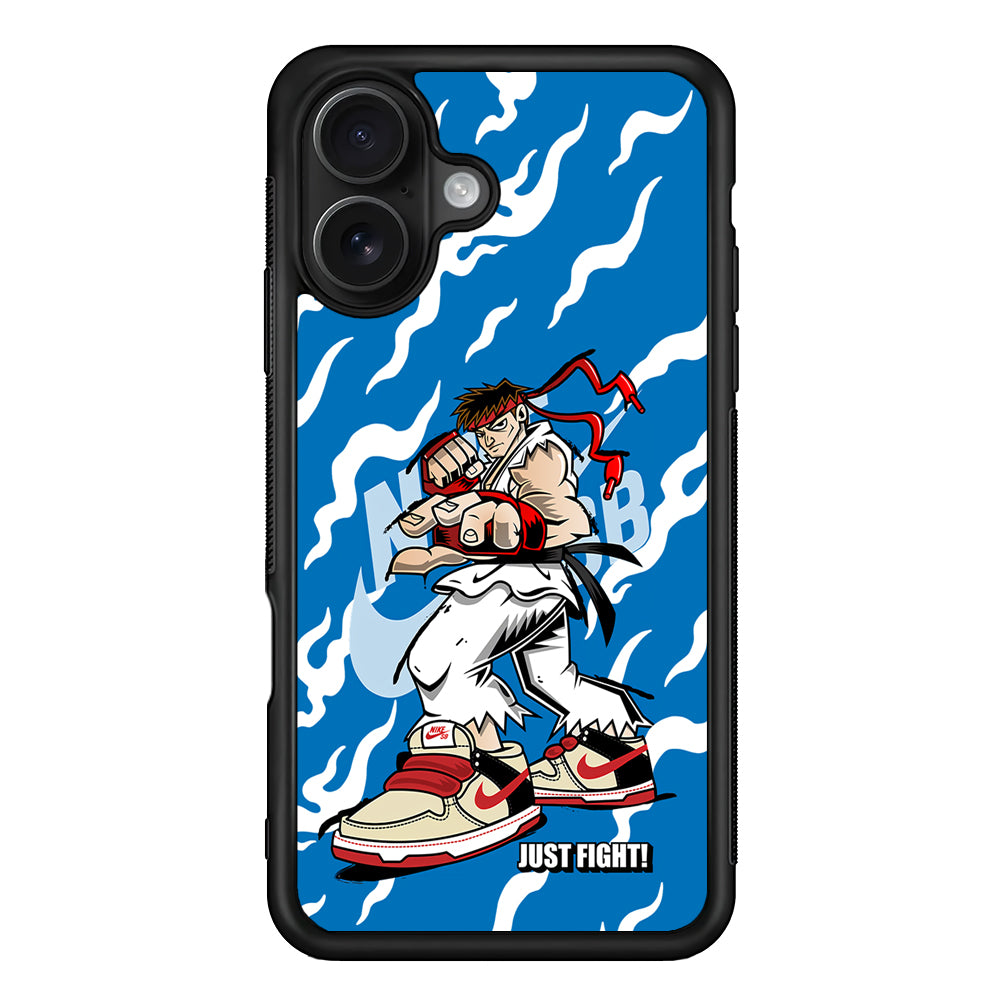 Nike Just Do It and Fight It iPhone 16 Case - Oxvistore