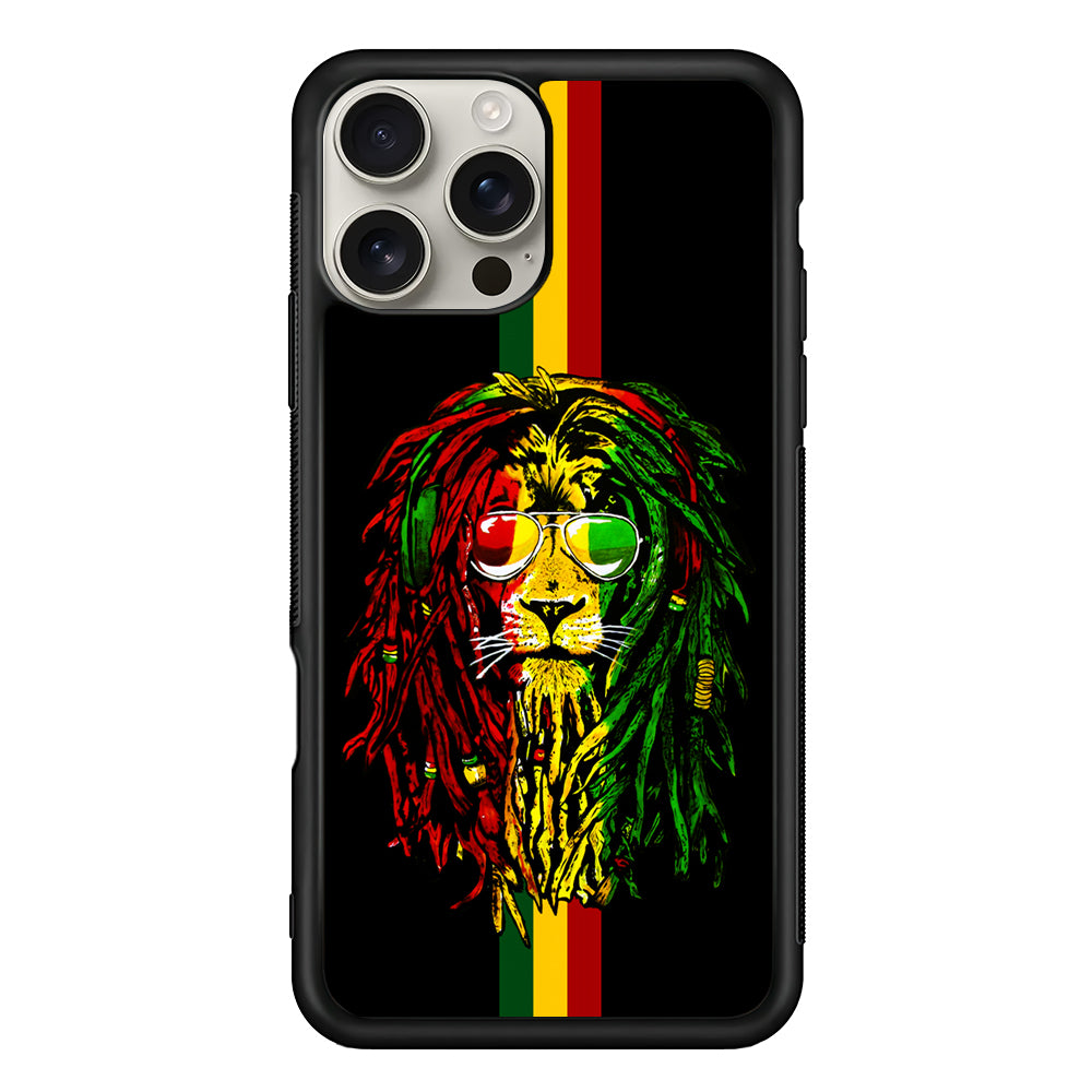 Reggae Lion Rasta iPhone 16 Pro Max Case | Stylish Protective Case for iPhone 16 Pro Max
